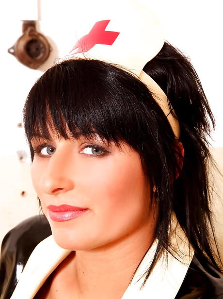 Curious babe Valerie in fetish gallery 