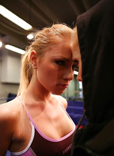 Excellent girls Katalin and Lily Love in fancy shorts licking hot pussies in the hot lesbian sex 